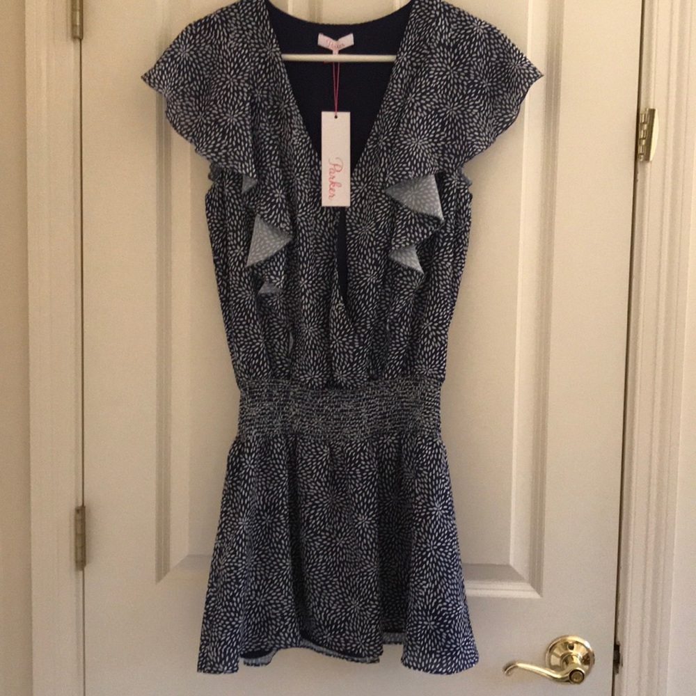 NWT Parker smocked waist dress size small